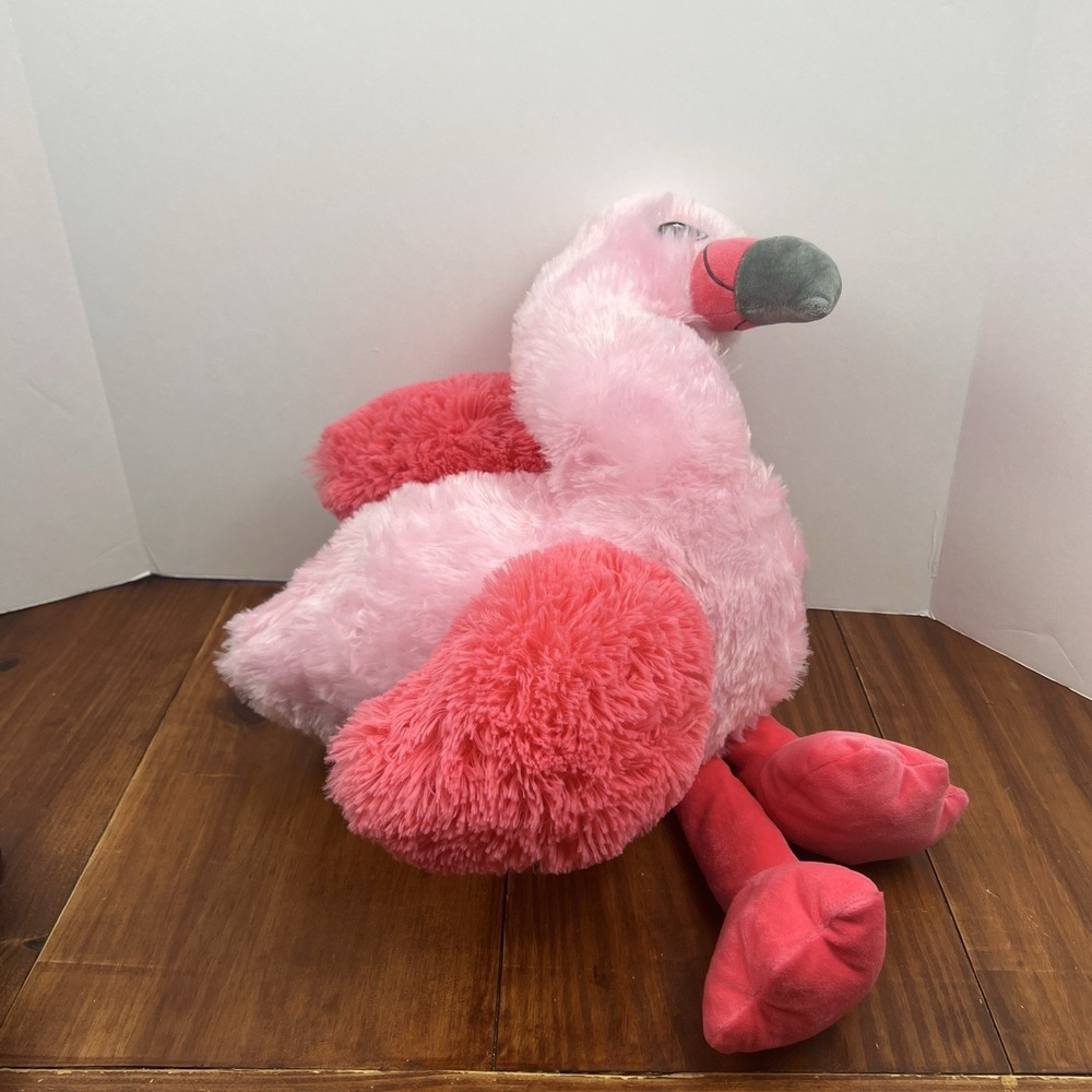 Goffa Pink Flamingo Plush 18" Stuffed‎ Animal Toy Birthday Gift Tropical Beach